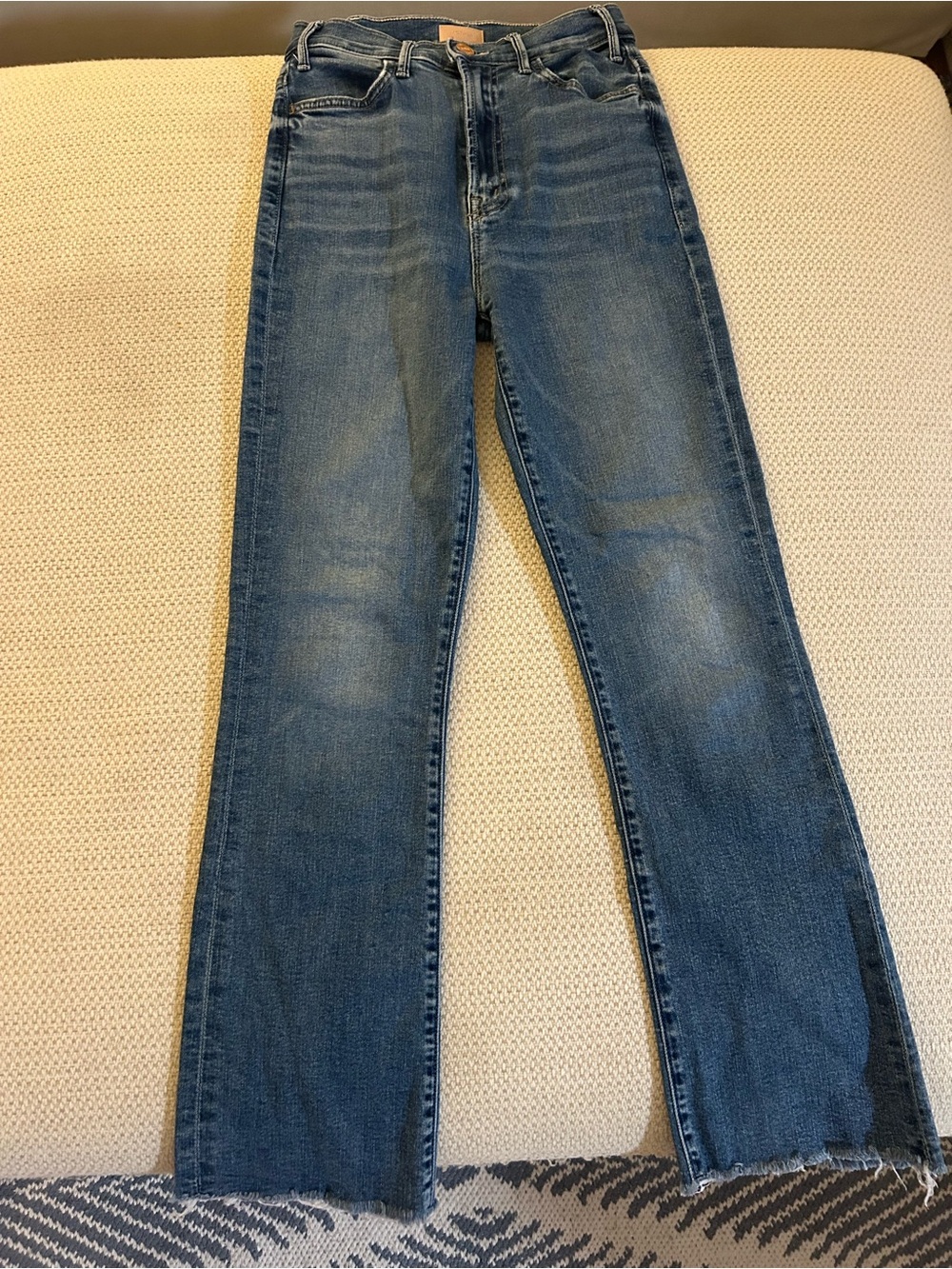 MOTHER - The Hustler Ankle Fray jeans